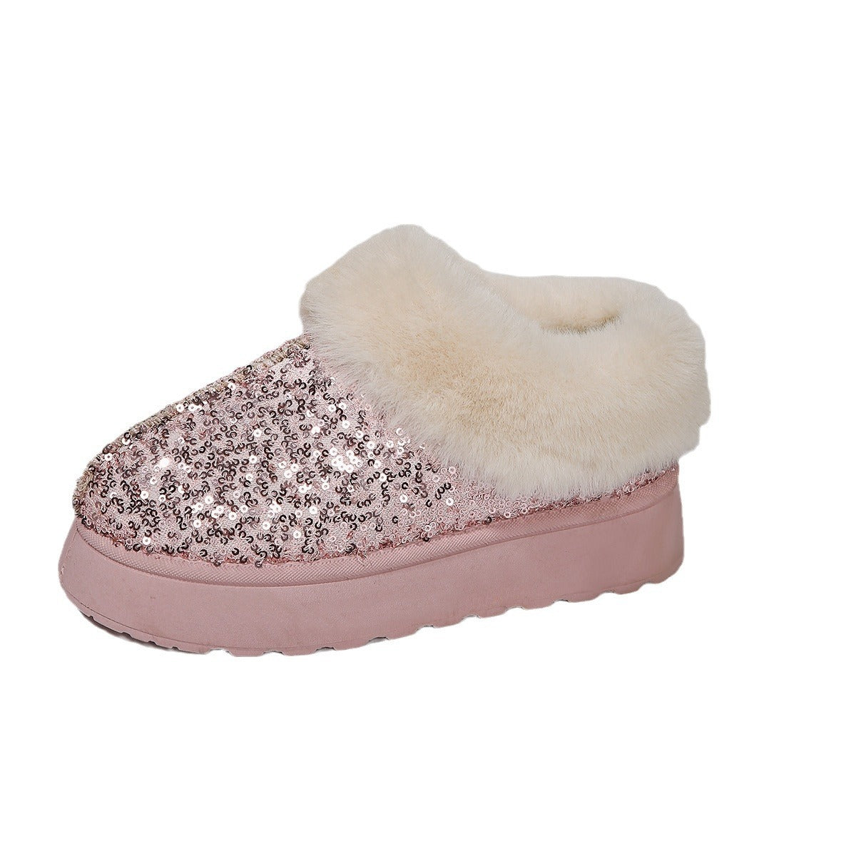 Chaussures Coton Épaisses à Enfiler